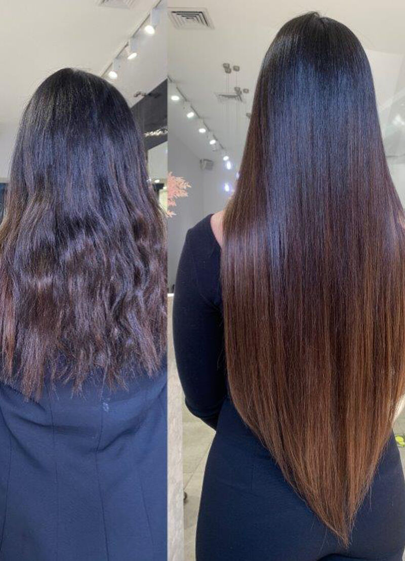 SHOWPONY TAPE-IN EXTENSIONS 3N BLACK BROWN-24INCH (10 PCS) image number 0